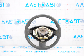 Naked steering wheel Nissan Leaf 13-17 leather black with heating, dented