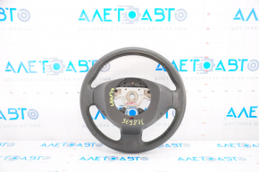 Naked steering wheel Nissan Leaf 13-17 leather black with heating, dented