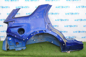 Quarter wing rear right Ford Explorer 11-19 blue J4 pokes, paint peeled