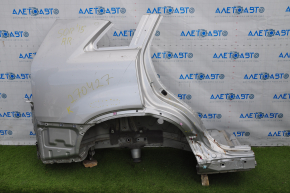 Quarter wing rear right Kia Sorento 10-15 silver, dented sunset, scratch