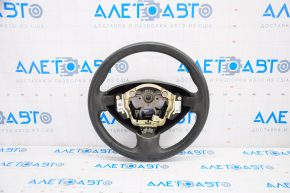 Naked steering wheel Nissan Leaf 13-17 leather black with heating, scratches