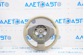 Naked steering wheel Nissan Leaf 13-17 leather gray with heating