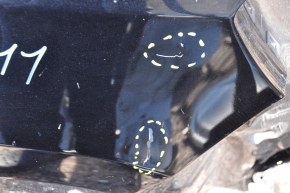 Quarter wing rear left Jeep Compass 17-21 black, pokes