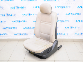 Driver's seat BMW X5 E70 07-13 with airbag, electric and memory, leather, beige, worn