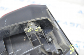 Light outer wing left Honda HR-V 16-18 crack on glass, cracks on housing, broken fasteners