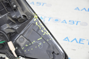 Light outer wing left Honda HR-V 16-18 crack on glass, cracks on housing, broken fasteners