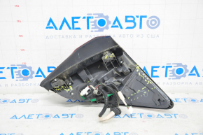 Light outer wing left Honda HR-V 16-18 crack on glass, cracks on housing, broken fasteners