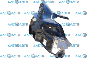Quarter wing rear left Chrysler 200 15-17 black, pokes