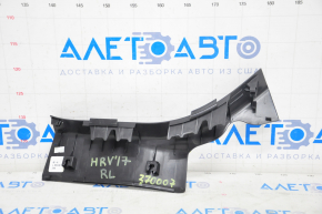 Door sill trim rear left Honda HR-V 16-22 black, scratch