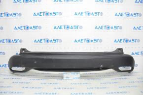 Rear bumper bare Honda HR-V 16-18 structure, tears, dents, cracks, broken fasteners