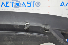Rear bumper bare Honda HR-V 16-18 structure, tears, dents, cracks, broken fasteners