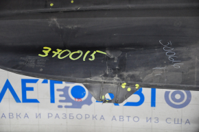 Rear bumper bare Honda HR-V 16-18 structure, tears, dents, cracks, broken fasteners