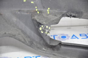 Rear bumper bare Honda HR-V 16-18 structure, tears, dents, cracks, broken fasteners
