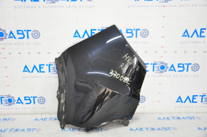 Rear bumper bare left Honda HR-V 16-22 black, scratches