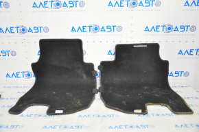 Set of floor mats for Honda HR-V 16-22 black, chemically treated
