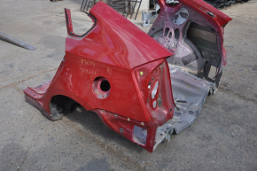 Quarter wing rear left Toyota Prius 30 10-12 red, on the body, bumps