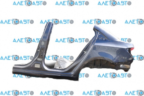 Quarter wing rear left Chevrolet Cruze 11-16 blue, dent, with central pillar