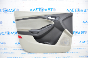 Door trim card front left Ford Focus mk3 11-18 beige, with black insert, under chemical