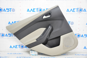 Door trim card rear left Ford Focus mk3 11-18 beige, with black insert, scratches