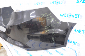 Rear bumper bare Ford Fusion mk5 13-18 black, dented, crack in mount