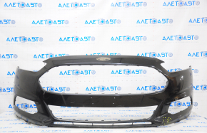 Front bumper bare Ford Fusion mk5 13-16 black, rubbed, cracked