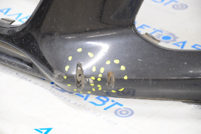 Front bumper bare Ford Fusion mk5 13-16 black, rubbed, cracked