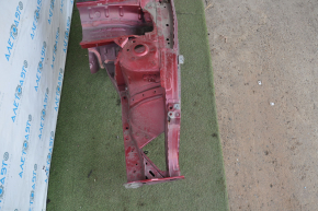 Front quarter left Honda Accord 18-22 red, with central pillar, painted