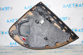 Door trim card rear left Mercedes CLA 14-19 leather black, pressed
