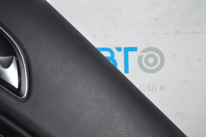 Door trim card rear right Mercedes CLA 14-19 leather black, pressed