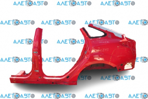 Quarter wing rear left Ford Focus mk3 11-18 4d red, made, with central pillar