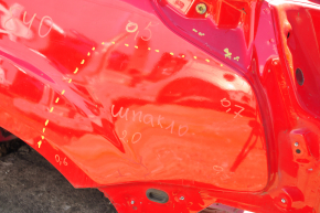 Quarter wing rear left Ford Focus mk3 11-18 4d red, made, with central pillar