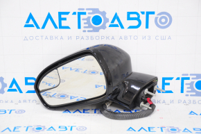 Side mirror left Ford Fusion mk5 13-7 pins, turn signal, heated, black