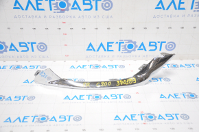 Molding lower grille front bumper right Chrysler 200 15-17 chrome sand