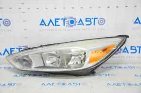Headlight front left bare Ford Focus mk3 15-18 rest, halogen, light, spider web, for polishing, break crepe