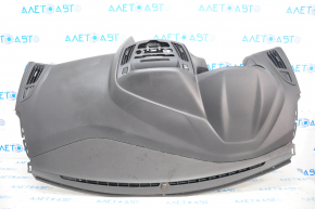 Torpedo front panel with AIRBAG Ford Focus mk3 15-18 rest, black, scratches