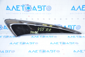 Triangle plug rear wing right Toyota Camry v55 15-17 usa worn chrome, cobweb