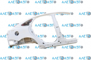Quarter wing rear right Ford Focus mk3 11-18 4d white, with central pillar