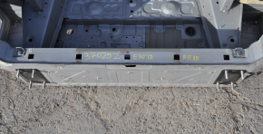 Rear panel BMW X5 E70 07-13 2 parts, silver, on the body