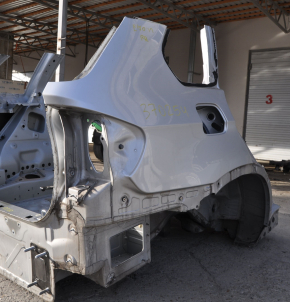 Quarter wing rear right BMW X5 E70 07-13 on the body, silver