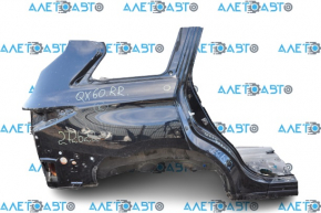 Quarter wing rear right Infiniti JX35 QX60 13-20 pre-rest, black