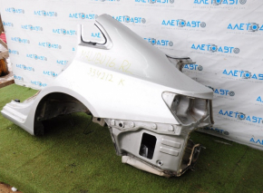 Quarter wing rear left Chevrolet Malibu 16-23 silver, pokes
