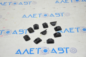 Ford Focus mk3 11-18 bonnet insulation clips set (10 pcs)