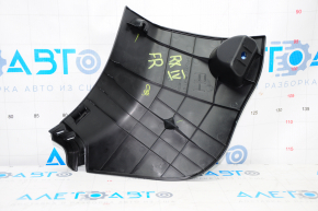 Front pillar trim lower right Lexus RX350 RX450h 16-22 black, scratches