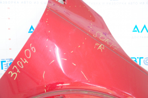 Front right wing Kia Sorento 16-20 red TR3, dented
