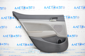 Door trim card rear left Hyundai Elantra AD 17-18 cloth gray, scratches