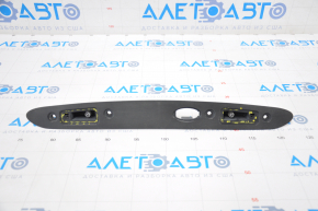 Chrysler 200 15-17 trunk lid number plate light bar under the button, broken fasteners, no glass