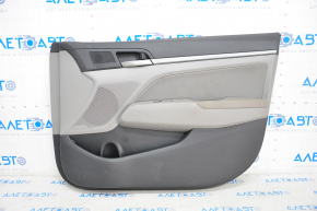 Door trim card front right Hyundai Elantra AD 17-18 cloth gray, worn, cracked mount