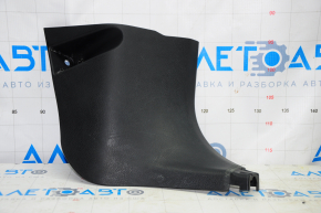 Front pillar trim lower right Toyota Highlander 14-19 black, worn