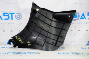 Front pillar trim lower right Toyota Highlander 14-19 black, worn