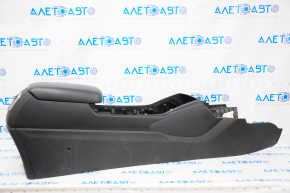 Console central armrest Kia Sorento 16-18 leather black, scratches